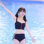 【写真特集】夢咲はるか（テンシメシ）、大人な雰囲気の黒水着をセクシーに着こなし＜近代麻雀水着祭2022＞