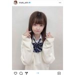 AKB48・武藤小麟、制服姿で萌え袖指ハートをお届け！「２学期、君に会えるの楽しみだなぁ」