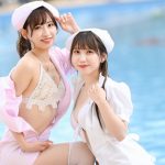 【写真特集】CURTiA・有沢美矢＆結野優姫、セクシーナースに扮したコラボ2ショットで視線釘付け！＜近代麻雀水着祭2022＞