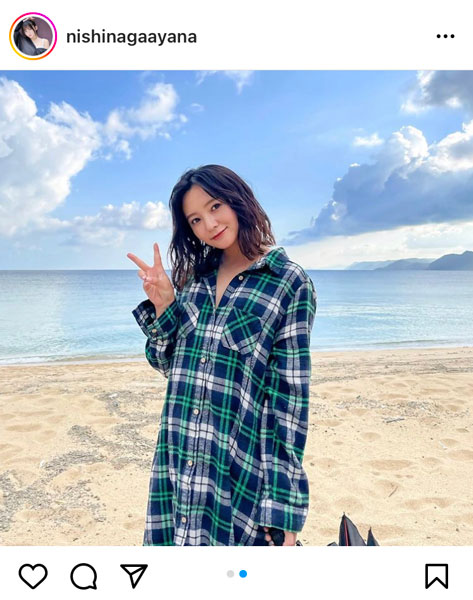 西永彩奈、濡れボディの胸元をペイント隠し！チラ見せの下乳に「やられました」
