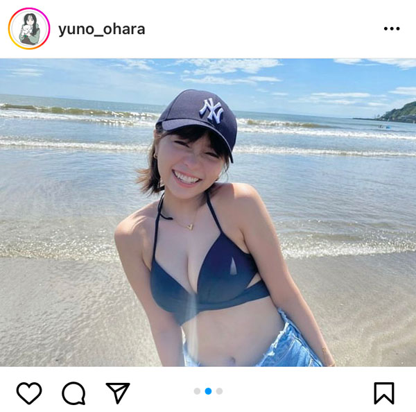 大原優乃、ビーチで撮影した水着動画が120万回再生！「頑張って夏っぽいことしてみたよ」