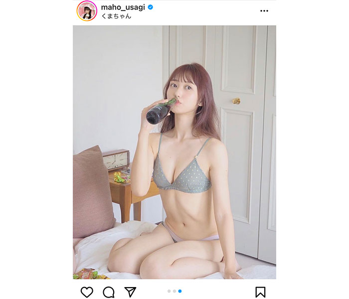 AKB48・大盛真歩、激甘ガーリーな水着オフショットで美ボディ披露