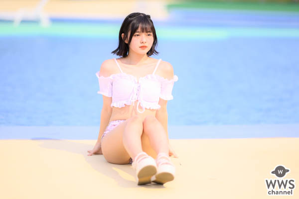 【写真特集】颯乃、肩出しセクシーな水着衣装を披露＜近代麻雀水着祭2022＞