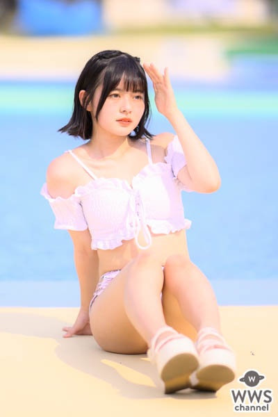 【写真特集】颯乃、肩出しセクシーな水着衣装を披露＜近代麻雀水着祭2022＞