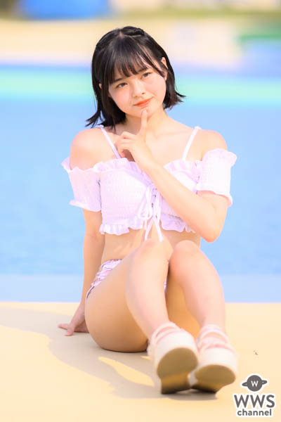 【写真特集】颯乃、肩出しセクシーな水着衣装を披露＜近代麻雀水着祭2022＞