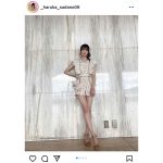 NMB48・貞野遥香、脚線美で魅了する『好きだ虫』衣装オフショット公開