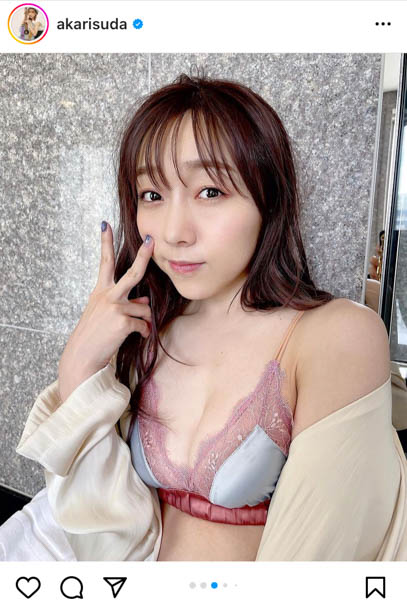 SKE48・須田亜香里、セクシービキニ姿で寝そべるオフショット公開！放つ大人の色気に歓喜の声も