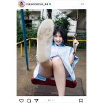 HKT48・田中美久、彼シャツ着て公園デート！無邪気な笑顔にファンキュン死「可愛すぎて息止まります」