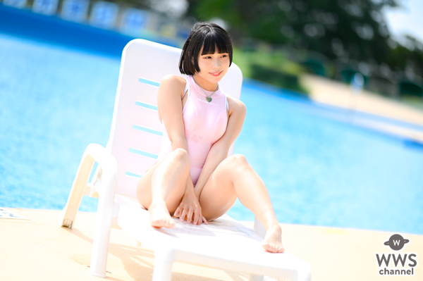 【写真特集】ゆうかりん（必殺エモモモモ7）、ピンクの競泳水着で繰り出すセクシーポーズ！＜近代麻雀水着祭2022＞