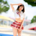 【写真特集】椿あい子（CALL MY NAME）、ドット柄ビキニで魅せる透明美ボディにうっとり！＜近代麻雀水着祭2022＞