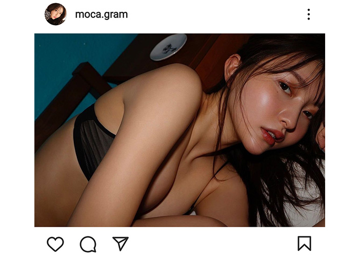 橋本萌花「えもセクシー的な写真」、下着姿の誘惑ショット公開！
