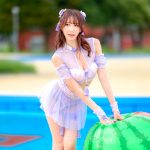 【写真特集】天川そら、セクシーなチャイナドレス風水着で美麗スタイル披露！＜近代麻雀水着祭2022＞