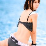 【写真特集】琴吹ゆず（RiNCENT.）、ヘルシーからセクシーまで振り幅で魅せるメイドビキニ姿を披露！＜近代麻雀水着祭2022＞