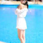 【写真特集】本間菜穂（LOVE CCiNO）、肩出しレースのワンピースから透明美脚披露！＜近代麻雀水着祭2022＞