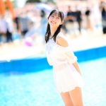 【写真特集】本間菜穂（LOVE CCiNO）、肩出しレースのワンピースから透明美脚披露！＜近代麻雀水着祭2022＞