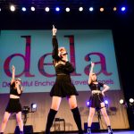 【写真特集】dela・今田希、後藤ひなの、藤本南、クールな黒衣装で「川崎らがふぇす」のステージに登場！＜KAWASAKI RAGAZZE☆FESTA＞