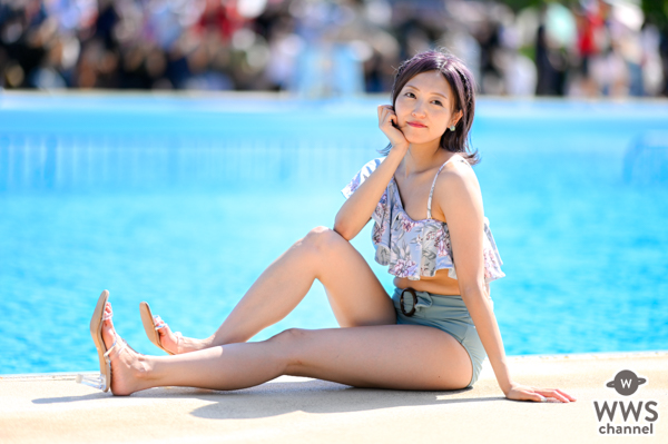 【写真特集】松井さやか、大人ビキニで魅せる無邪気な笑顔で釘付けに！＜近代麻雀水着祭2022＞