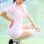【写真特集】有沢美矢（CURTiA）、ナース服から絶対領域＆セクシーな水着で来場者悩殺！＜近代麻雀水着祭2022＞