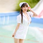 【写真特集 30枚】結野優姫（CURTiA）、美バストチラ見せの恥じらいナース姿を大特集＜近代麻雀水着祭2022＞