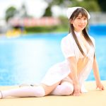 【写真特集 30枚】結野優姫（CURTiA）、美バストチラ見せの恥じらいナース姿を大特集＜近代麻雀水着祭2022＞