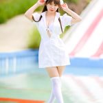 【写真特集 30枚】結野優姫（CURTiA）、美バストチラ見せの恥じらいナース姿を大特集＜近代麻雀水着祭2022＞