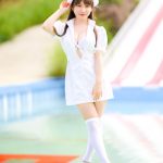【写真特集 30枚】結野優姫（CURTiA）、美バストチラ見せの恥じらいナース姿を大特集＜近代麻雀水着祭2022＞