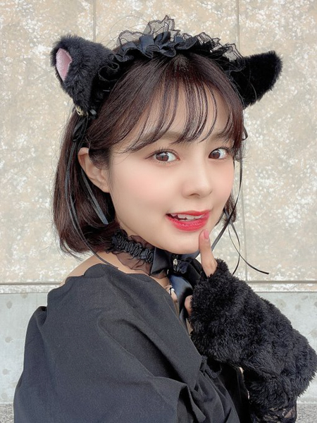 NGT48・本間日陽、ハロウィンコスプレで黒猫『ひなにゃん』に変身！「特別演出ありがとう」「定期的にひなにゃんになって〜」