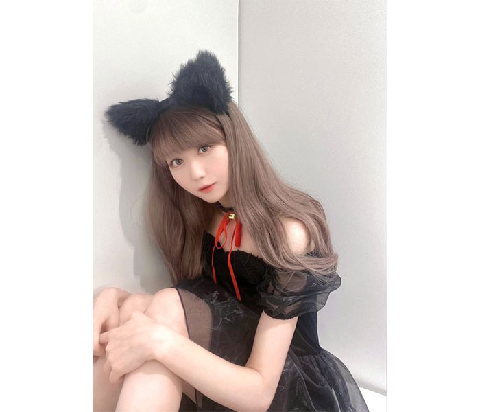 イコラブ・大谷映美里、黒猫に扮したハロウィンコスプレに飼い主立候補が殺到！