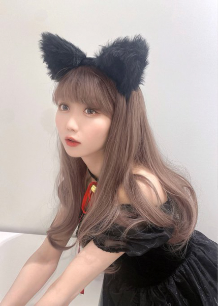 イコラブ・大谷映美里、黒猫に扮したハロウィンコスプレに飼い主立候補が殺到！