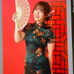SKE48・鎌田菜月、チャイナドレスでレアなお団子ヘアを披露！熊崎晴香との「くまっきぃ」ショットも
