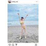 未梨一花、極小ビキニで豊満バスト＆腹筋割れボディ全開！