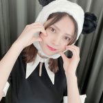 桃月なしこ、黒ミニワンピからのぞかせた美脚で釘付けの「ももつきパンダ」に反響ぞくぞく！