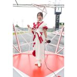 水樹奈々、「F1日本グランプリレース決勝」で国歌独唱！日の丸イメージのドレス姿も披露