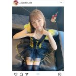 NMB48・新澤菜央、太ももチラリの蜜蜂コスチュームで釘付け！