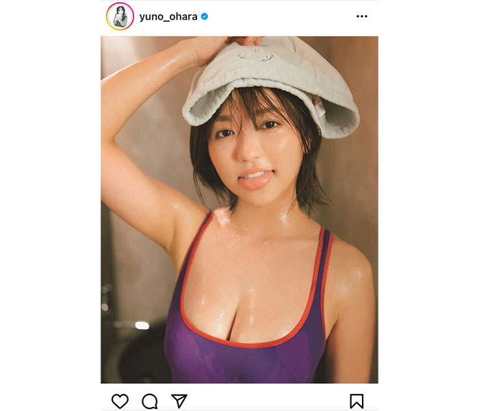 大原優乃、サウナで「ととのう」ヌルテカな水着ショットにどぎまぎ！