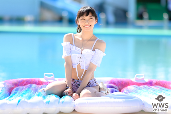 【写真特集】松山あおい、ポニーテールが揺れるまぶしい笑顔にキュン！＜近代麻雀水着祭2022＞