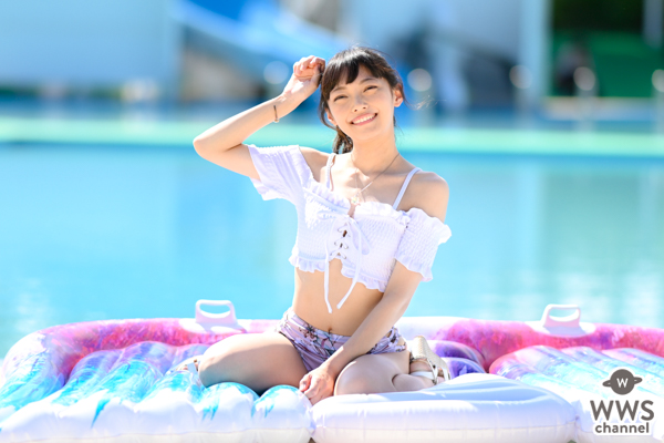 【写真特集】松山あおい、ポニーテールが揺れるまぶしい笑顔にキュン！＜近代麻雀水着祭2022＞