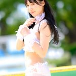 【写真特集】青葉ひなり（FES☆TIVE）、猫耳が可愛らしい白ビキニ衣装を披露＜近代麻雀水着祭2022＞