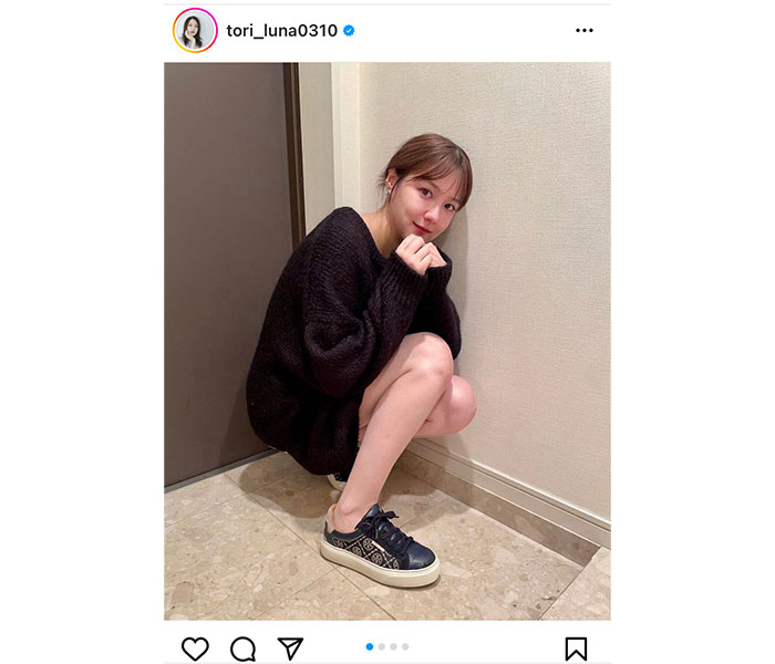 トリンドル瑠奈、透明感がスゴい美脚見せコーデに反響ぞくぞく！