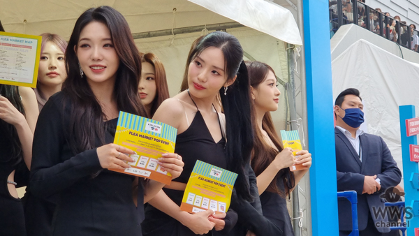 8人組グループ・fromis_9が美脚際立つ黒衣装で『KCON 2022 JAPAN』に登場！