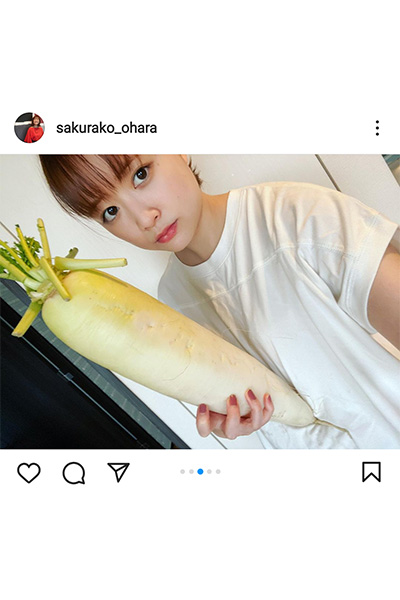 大原櫻子、親友・白石麻衣にカレーや大根餅をおもてなし！プライベート2ショットに反響ぞくぞく