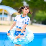 【写真特集】渡辺陽菜（Layn）、元気いっぱいのスポーティーな体操着コスチュームで笑顔をお届け！＜近代麻雀水着祭2022＞