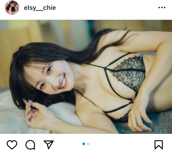 elsy・愛森ちえ、えちえちと爽やかさが融合した笑顔ランジェリーショットに「ずーっと見ていたい！」