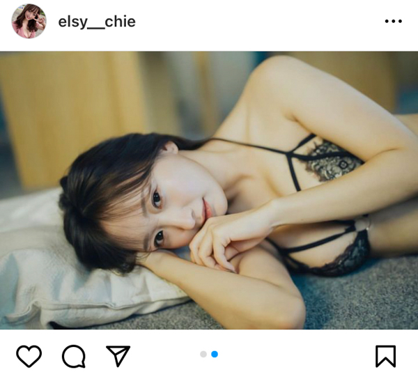 elsy・愛森ちえ、えちえちと爽やかさが融合した笑顔ランジェリーショットに「ずーっと見ていたい！」