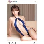 日向葵衣、ほとんど裸な限界ハイレグでヘルシーボディ見せつけ！