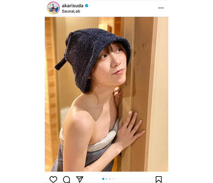 元SKE48・須田亜香里、無加工でも可愛すぎる胸チラすっぴんサウナショットに歓喜の声！