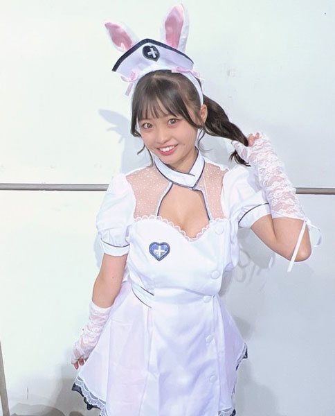 「日本一かわいい高校一年生」杉井美咲、ウサギ耳ナースのハロウィンコスプレが可愛すぎる！