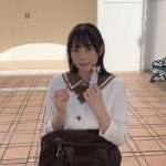 篠見星奈「後悔しちゃうかも」、制服から美脚越しのパンチラで瞬殺