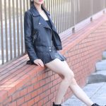 【写真特集】看護師・高田カナさん、福岡・百道浜にてクールなブラックコーデで美脚披露！ 「どうなりたいのか、何を伝えたいのかが大事」