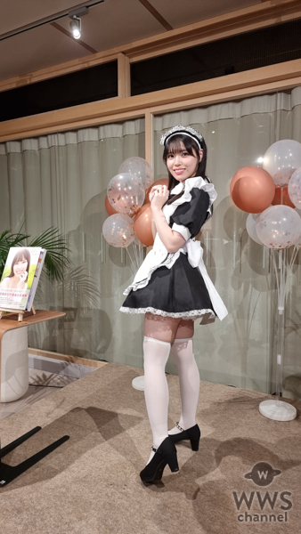 【動画】STU48・岩田陽菜が写真集イベントに可愛すぎるメイド衣装で登場！